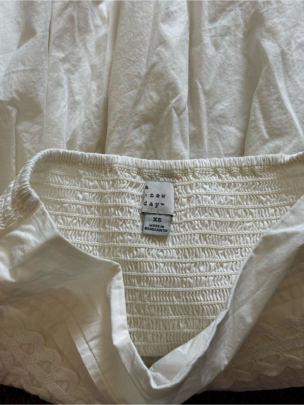 A new day White Waist A-Line Women's Skirt NWT - Picture 6 of 6